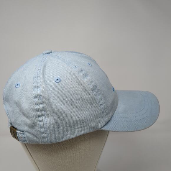 Pine Island Slideback Baseball Cap Blue One Size Adjustable Embroidered 6 Panel - Picture 5 of 9